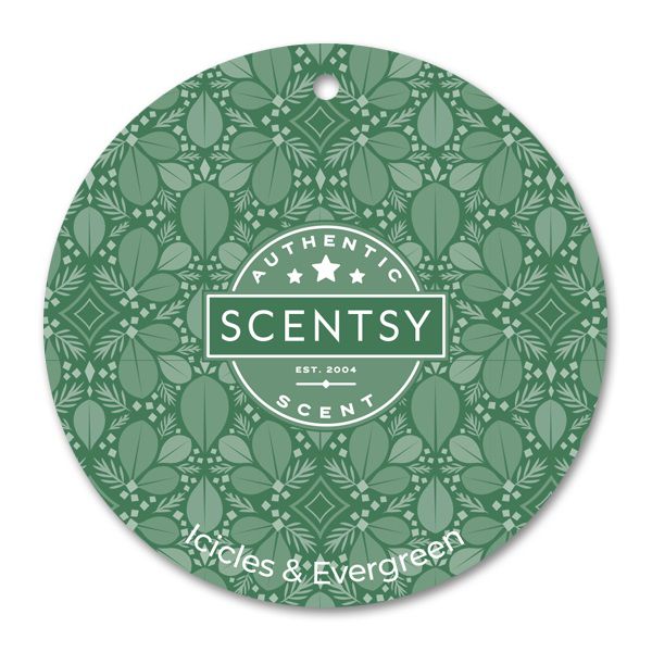 Icicles and Evergreen Scentsy Scent Circle