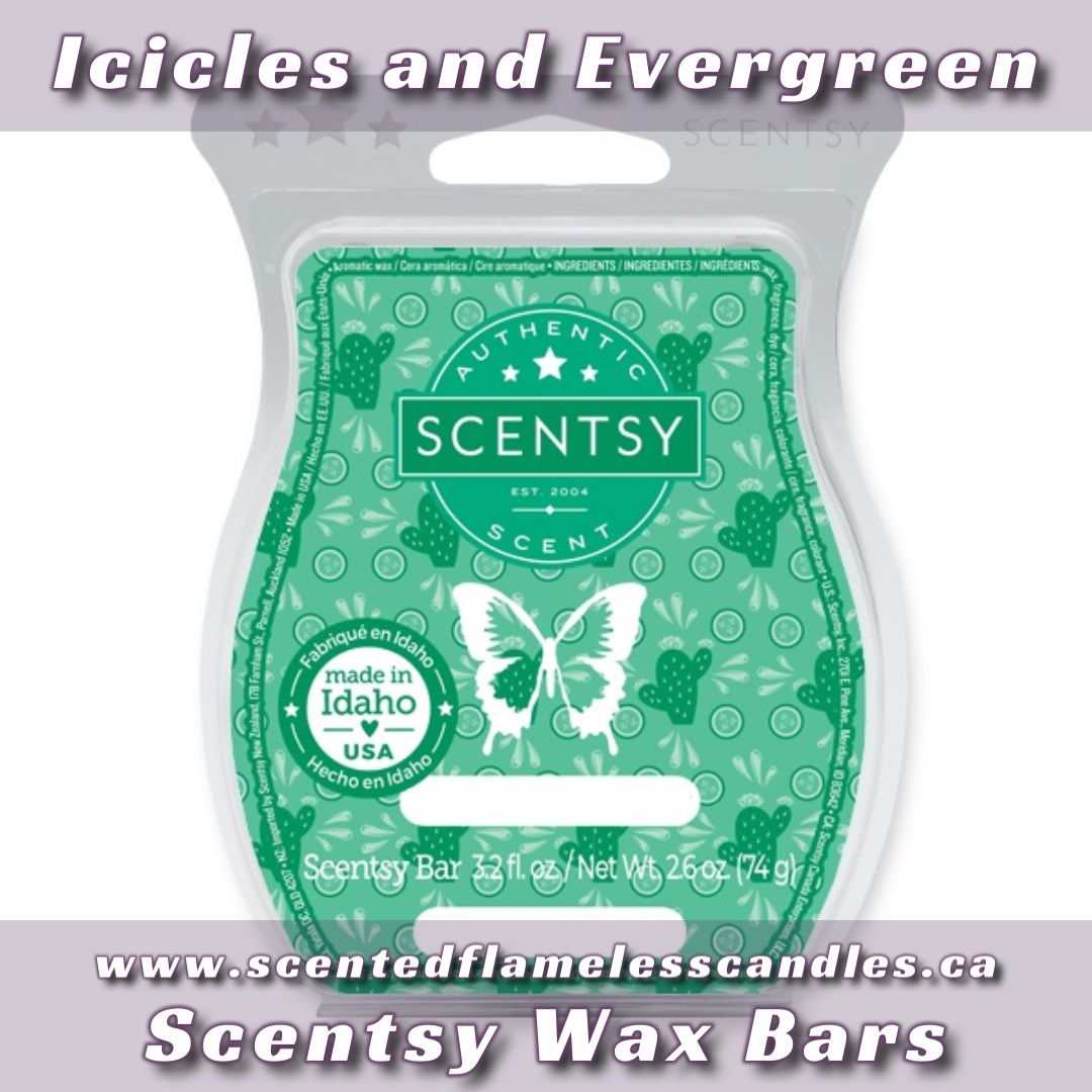 Icicles and Evergreen Scentsy Bar