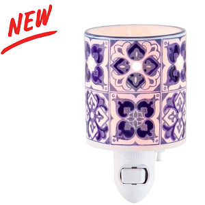 Indigo Tile Scentsy Nightlight - Mini Warmer