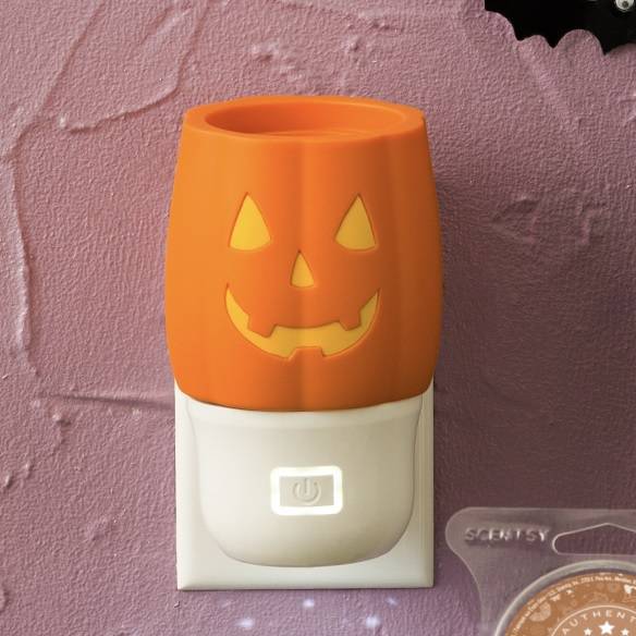 Jack O' Lantern Scentsy Wall Fan Diffuser Closeup Jack O' Lantern Scentsy Wall Fan Diffuser Closeup