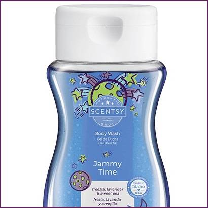 Jammy Time Scentsy Body Wash Top
