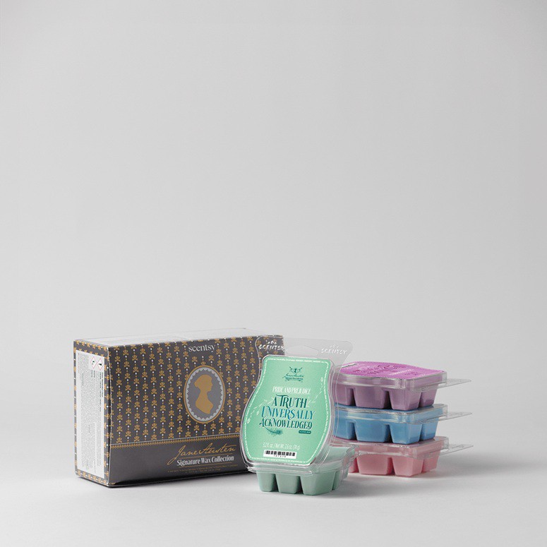 Jane Austen Scentsy Wax Bar Collection Stylized