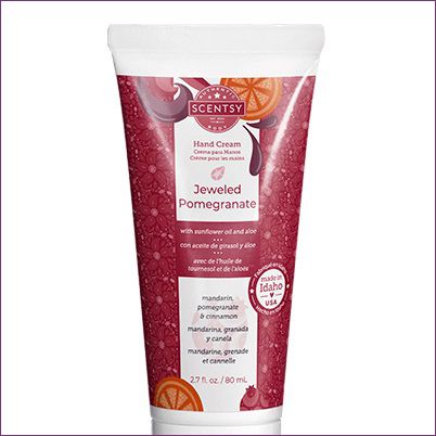 Jeweled Pomegranate Scentsy Hand Cream Closeup Jeweled Pomegranate Scentsy Hand Cream Closeup