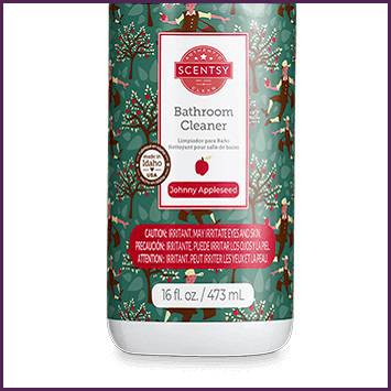 Johnny Appleseed Scentsy Bathroom Cleaner Bottom