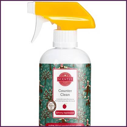 Johnny Appleseed Scentsy Counter Cleaner Top