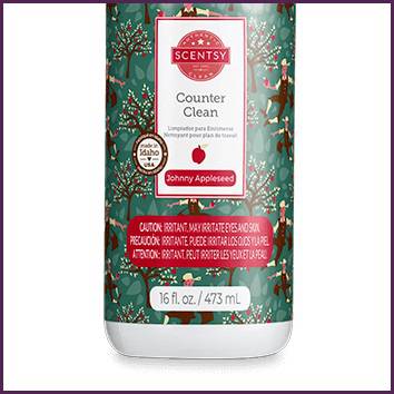 Johnny Appleseed Scentsy Counter Cleaner Bottom