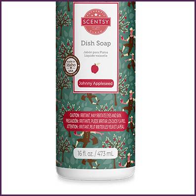 Johnny Appleseed Scentsy Dish Soap Bottom