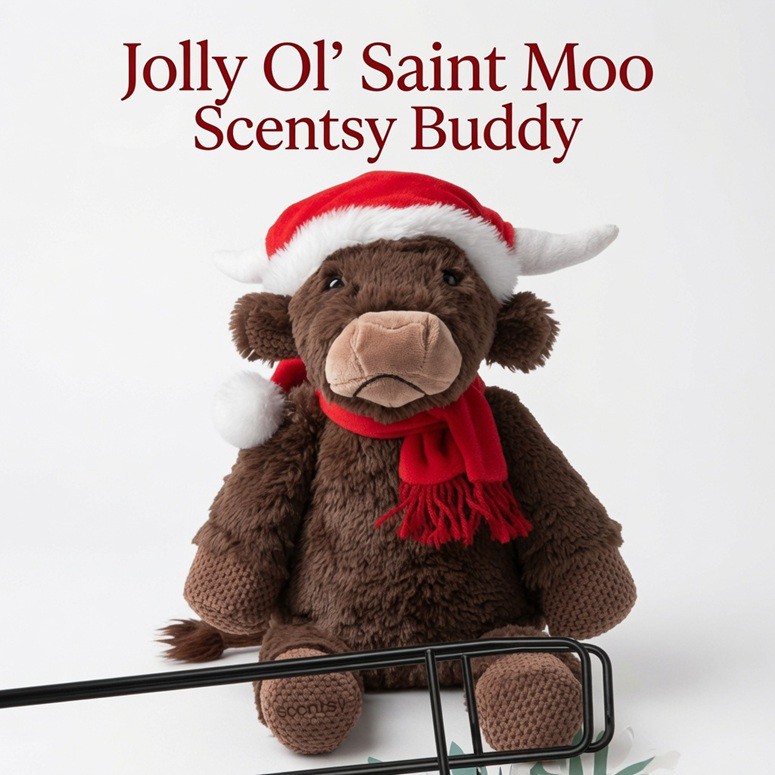 Jolly Ol' Saint Moo Scentsy Buddy Jolly Ol' Saint Moo Scentsy Buddy