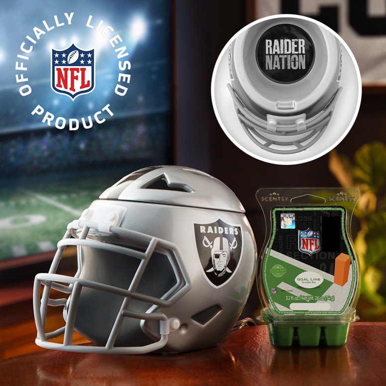 Las Vegas Raiders Helmet Scentsy Warmer Las Vegas Raiders Helmet Scentsy Warmer