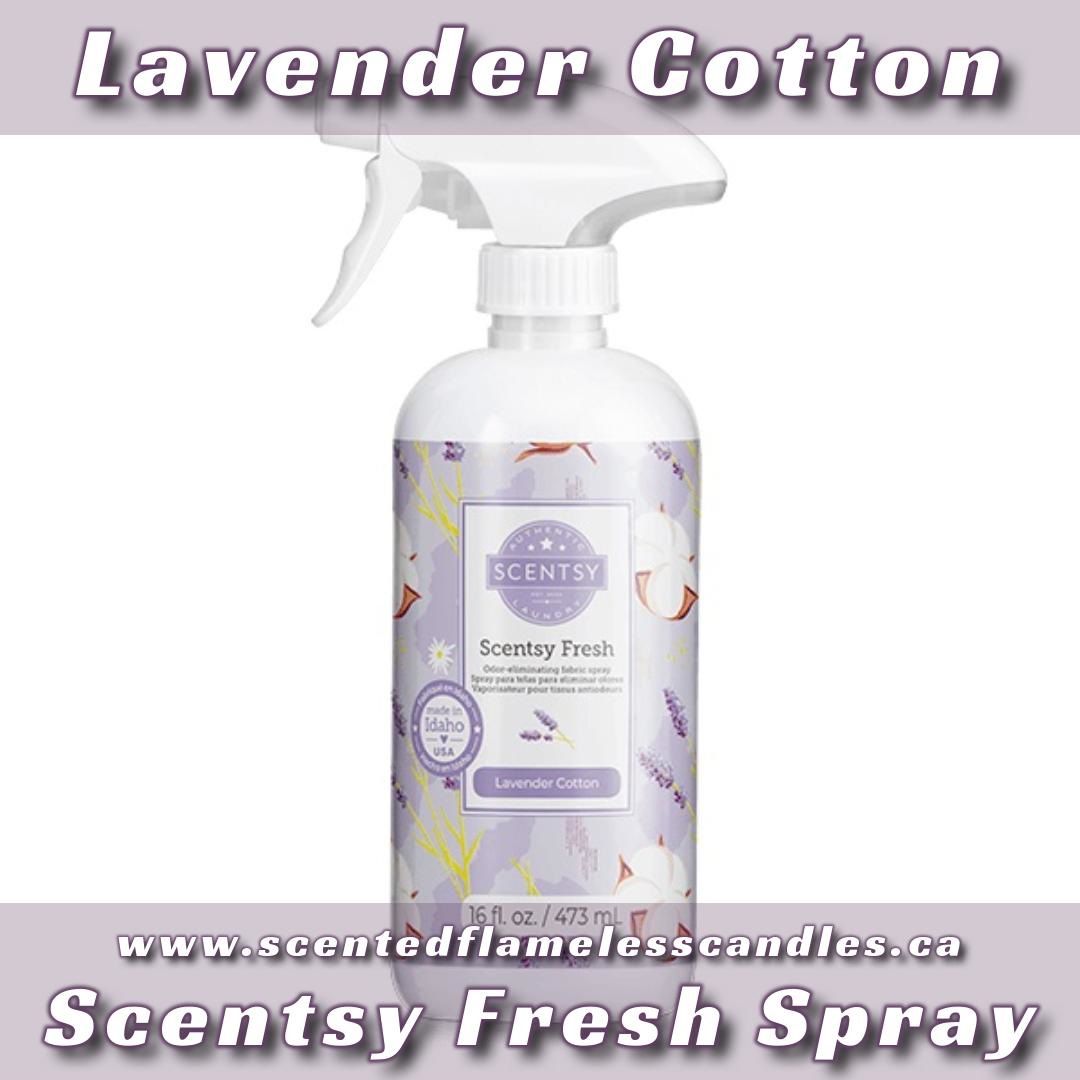 Lavender Cotton Scentsy Fresh Fabric Spray