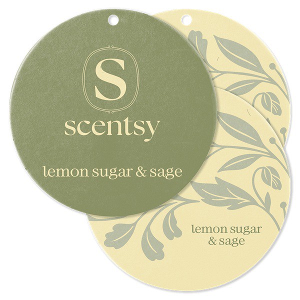 Lemon Sugar and Sage Scentsy Scent Circles