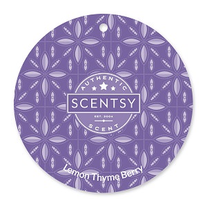 Lemon Thyme Berry Scentsy Scent Circle