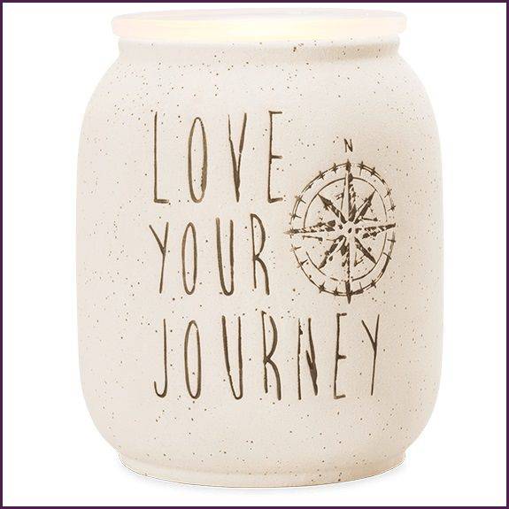 Love Your Journey Scentsy Warmer Clear