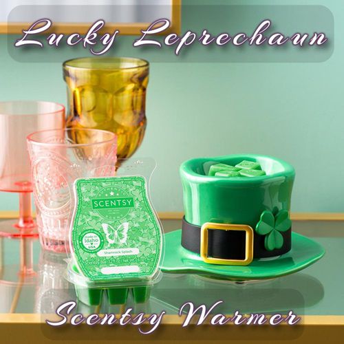 Lucky Leprechaun Scentsy Warmer | Front View