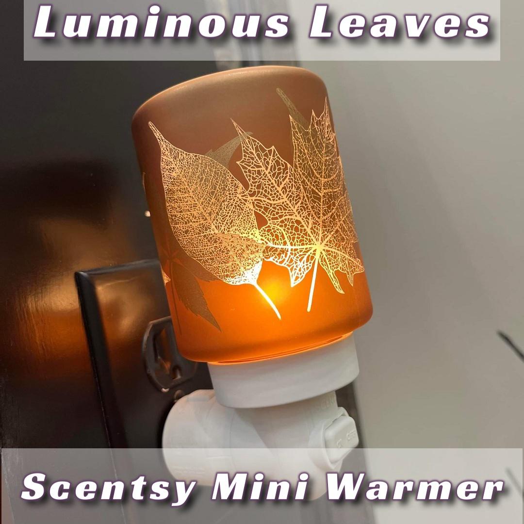 Luminous Leaves Scentsy Mini Warmer