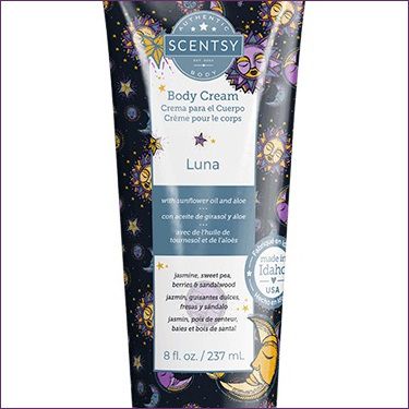 Luna Scentsy Body Cream Closeup Luna Scentsy Body Cream Closeup