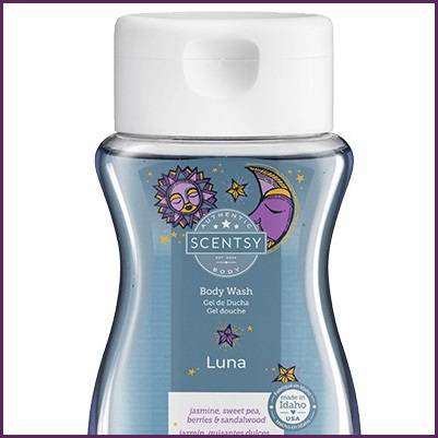 Luna Scentsy Body Wash Top