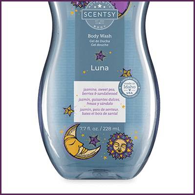 Luna Scentsy Body Wash Lower