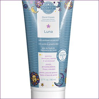 Luna Scentsy Hand Cream Closeup