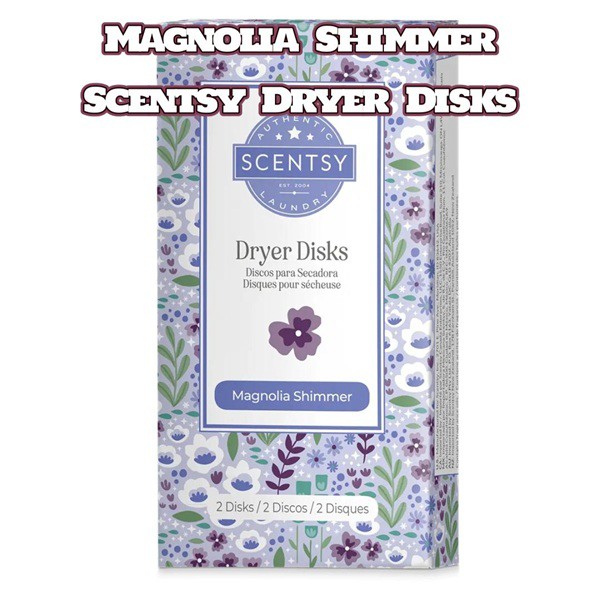 Magnolia Shimmer Scentsy Dryer Disks Magnolia Shimmer Scentsy Dryer Disks