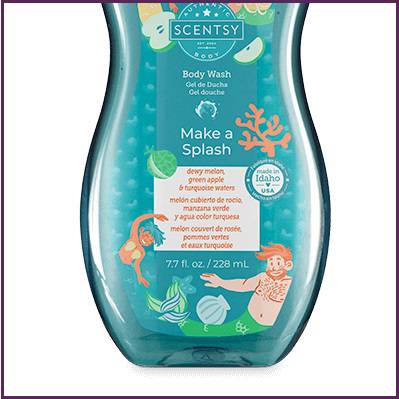 Make a Splash Scentsy Body Wash Lower