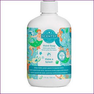 Make a Splash Scentsy Hand Soap Closeup