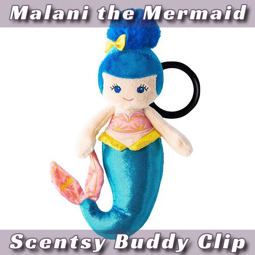 Malani the Mermaid Scentsy Buddy Clip