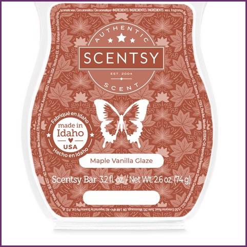 Maple Vanilla Glaze Scentsy Bar | Stock Closeup