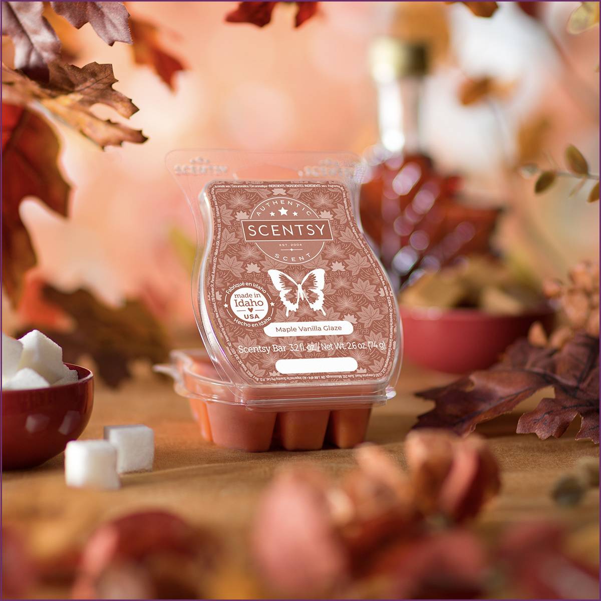 Maple Vanilla Glaze Scentsy Bar | Staged