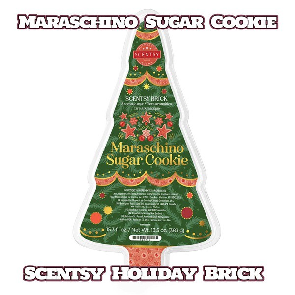 Maraschino Sugar Cookie Scentsy Holiday Brick Maraschino Sugar Cookie Scentsy Holiday Brick