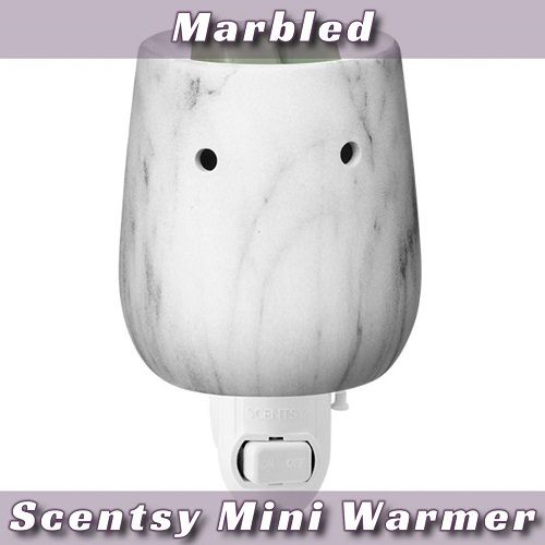 Marbled Mini Scentsy Warmer | With Wax Cubes