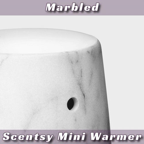 Marbled Mini Scentsy Warmer | Closeup