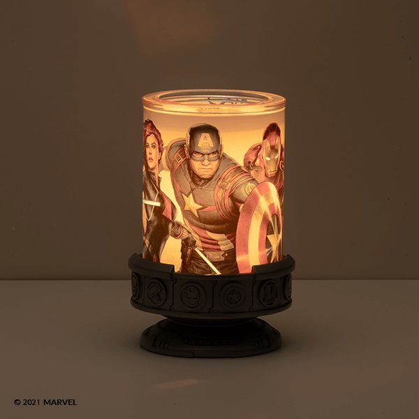 Marvel Scentsy Warmer On Dark