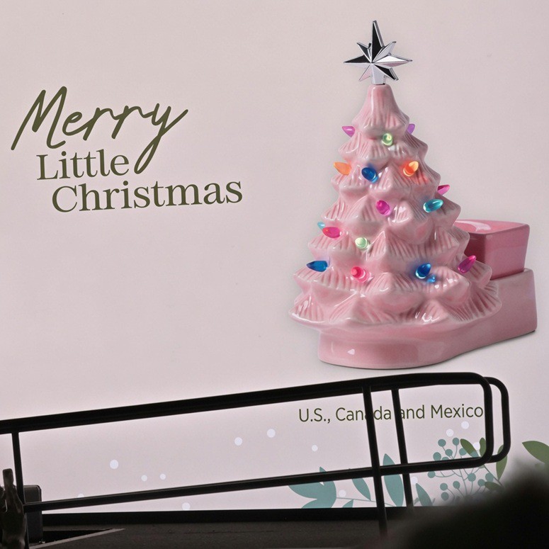 Pink Merry Little Christmas Scentsy Warmer Pink Merry Little Christmas Scentsy Warmer