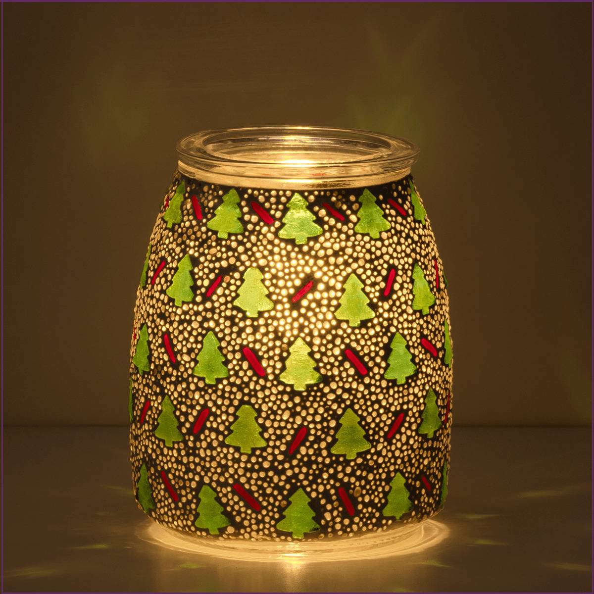 Merry Mosaic Scentsy Warmer | Dark On