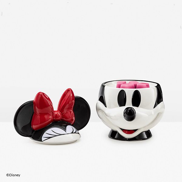 Minnie Mouse Scentsy Disney Warmer Top Open