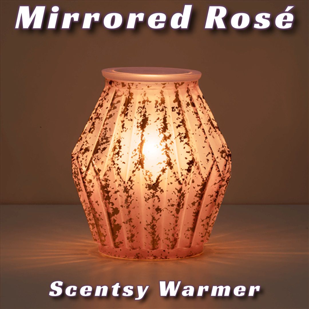 Mirrored Rose Scentsy Warmer