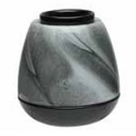 Moonstone Art Glass Candle Warmer