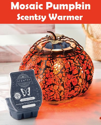 Mosaic Pumpkin Scentsy Warmer