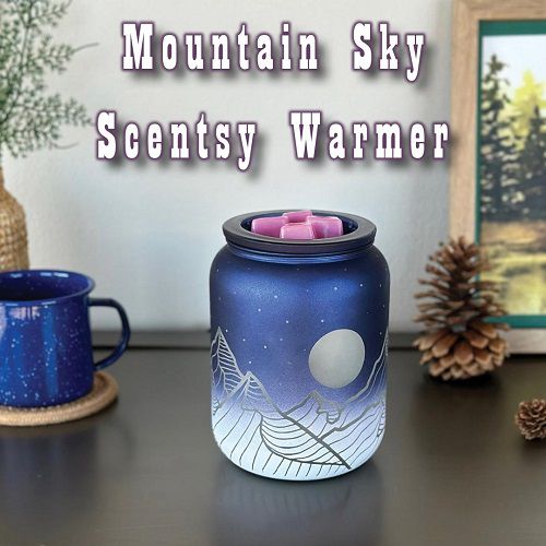 Mountain Sky Scentsy Warmer | With Bar