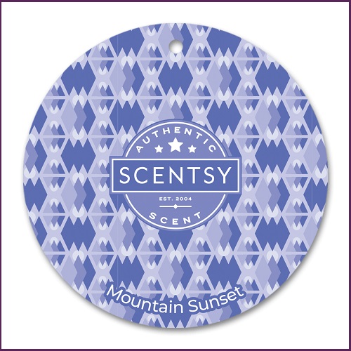 Mountain Sunset Scentsy Scent Circle