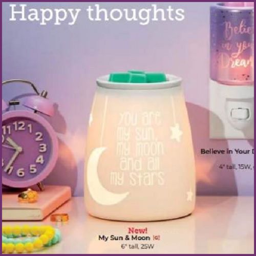 My Sun and Moon Scentsy Warmer | Catalog Image