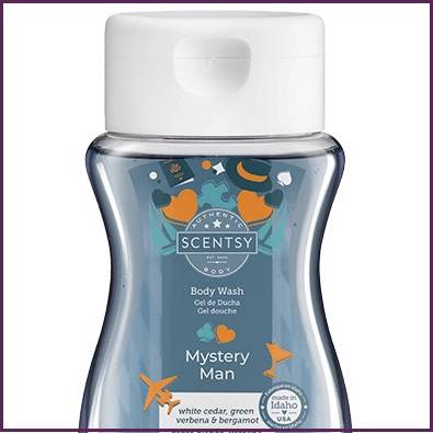 Mystery Man Scentsy Body Wash Top