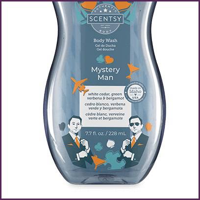 Mystery Man Scentsy Body Wash Lower