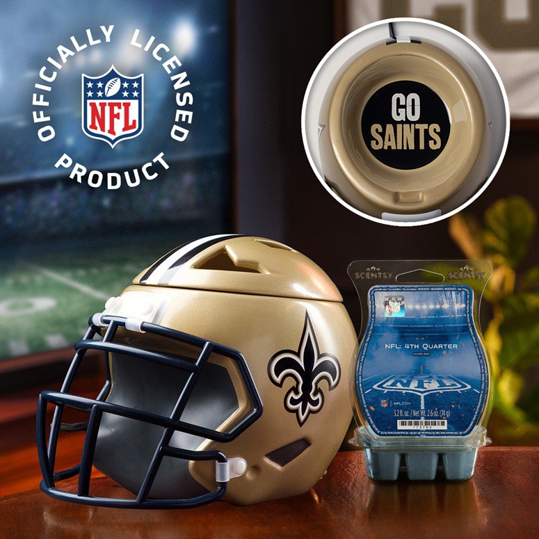 New Orleans Saints Helmet Scentsy Warmer New Orleans Saints Helmet Scentsy Warmer