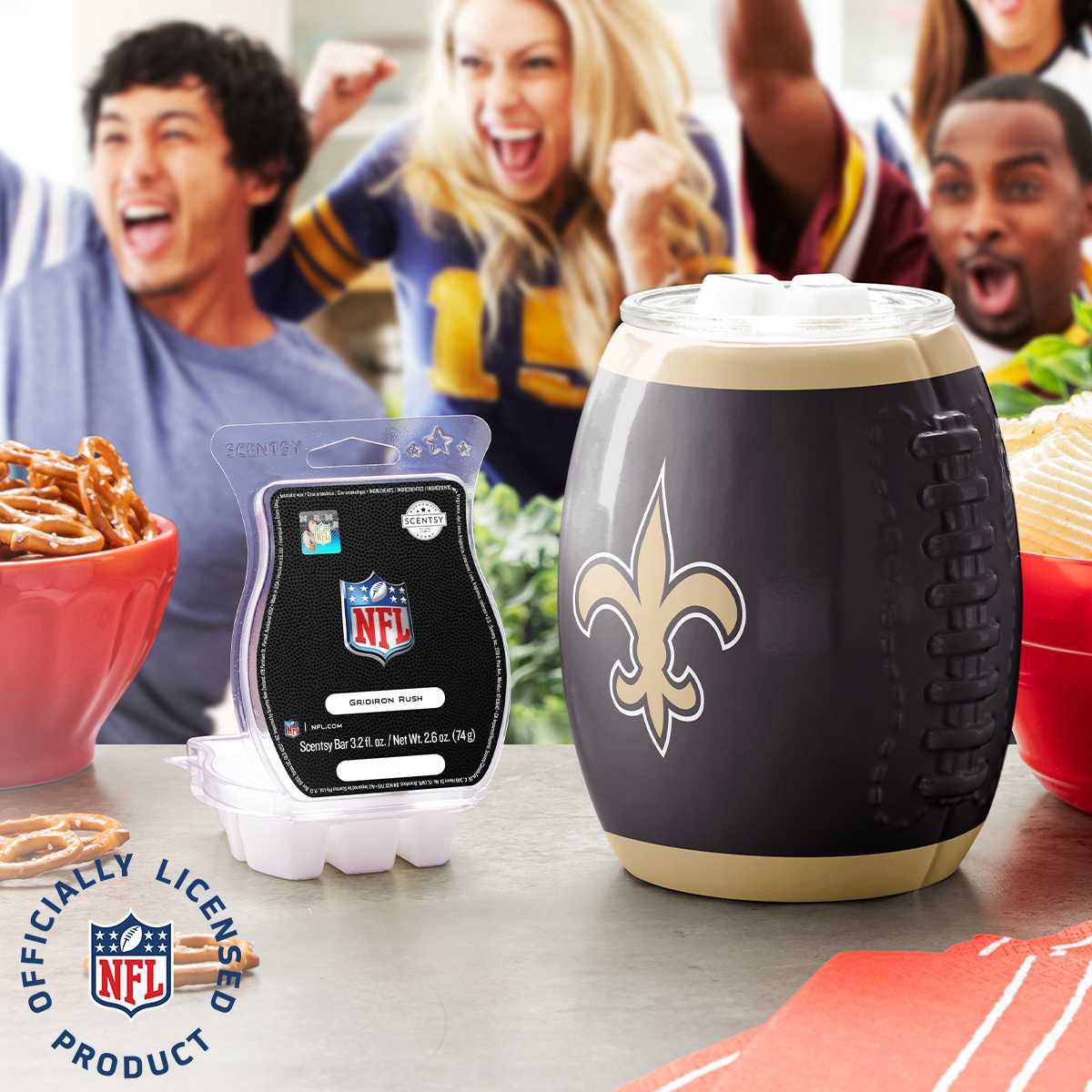 New Orleans Saints NFL Scentsy Warmer