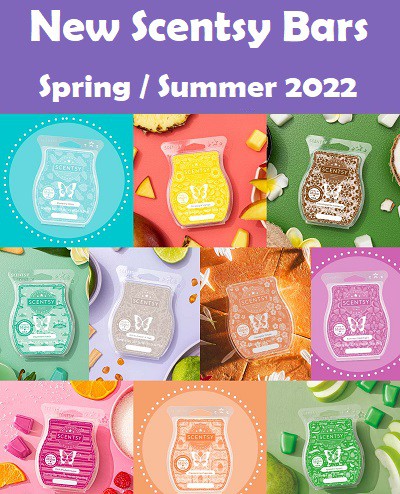 New Scentsy Bars - Spring and Summer 2022 Catalog