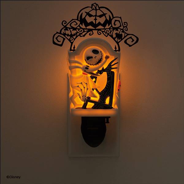 Jack Skellington Mini Scentsy Warmer Dark Lit Jack Skellington Mini Scentsy Warmer Dark Lit