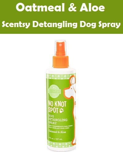 Oatmeal and Aloe Scentsy Dog Detangling Spray