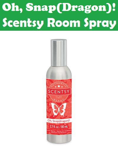 Oh Snap Dragon Scentsy Room Spray